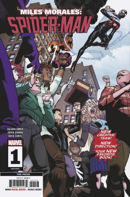 Miles Morales: Spider-Man #1 (Garron 3rd Printing)