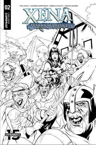 Xena: Warrior Princess #2 (20 Copy Lupacchino B&W Cover)