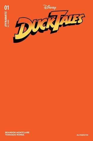 DuckTales #1 (Orange Blank Authentix Cover)