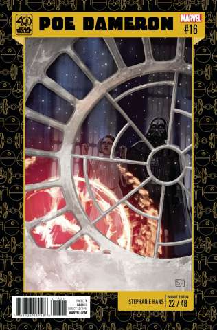 Star Wars: Poe Dameron #16 (Hans Star Wars 40th Anniversary Cover)