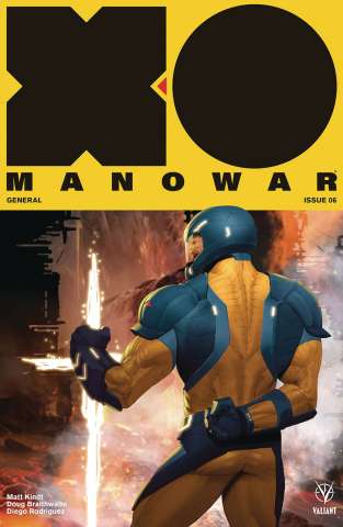 X-O Manowar #6 (50 Copy Icon Olivetti Cover)