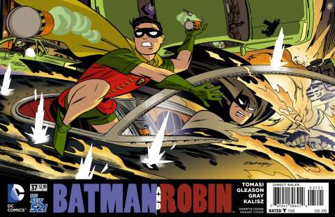 Batman and Robin #37 (Darwyn Cooke Cover)
