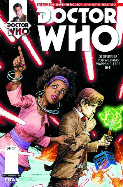 Doctor Who: New Adventures with the Eleventh Doctor, Year Two #4 (Cassara & Guerrero Cover)