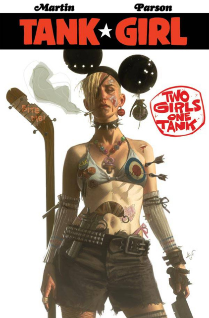 Tank Girl: Two Girls, One Tank #1 (The Black Frog Cover)