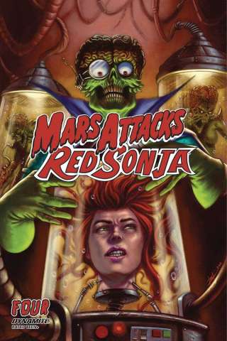 Mars Attacks / Red Sonja #4 (Strati Cover)