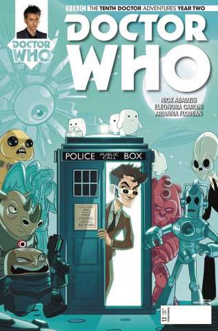 Doctor Who: New Adventures with the Tenth Doctor, Year Two #12 (Byrne Cover)