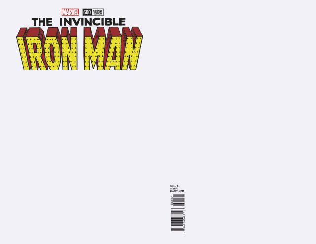 Invincible Iron Man #600 (Blank Cover)