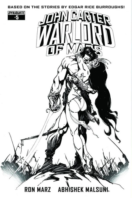 John Carter: Warlord of Mars #5 (10 Copy Sears B&W Cover)