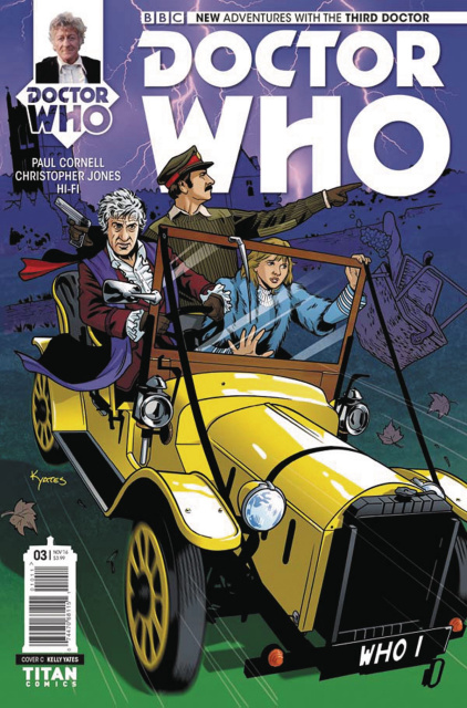 Doctor Who: New Adventures with the Third Doctor #3 (Yates Cover)