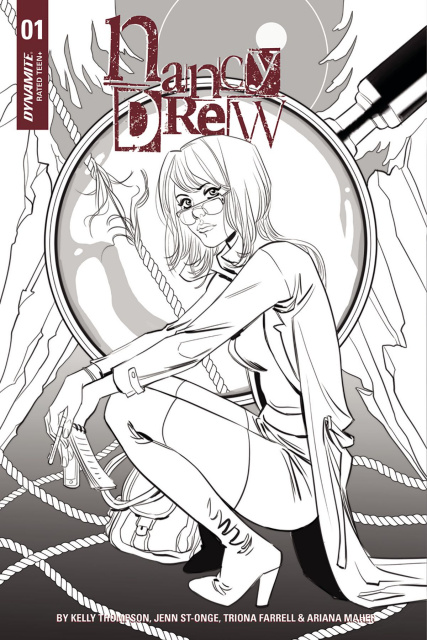 Nancy Drew #1 (10 Copy Sauvage B&W Cover)