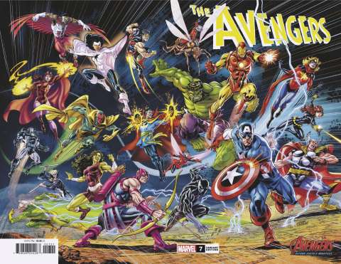 Avengers #7 (Leo Castellani Avengers 60th Anniversary Wraparound Cover)