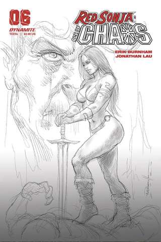 Red Sonja: Age of Chaos #6 (40 Copy Parrillo B&W Cover)
