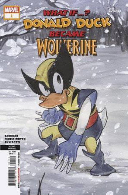 What If...? Donald Duck Became Wolverine #1 (Momoko 2nd Printing)