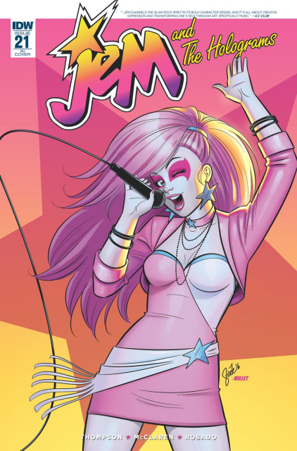 Jem and The Holograms #21 (10 Copy Cover)