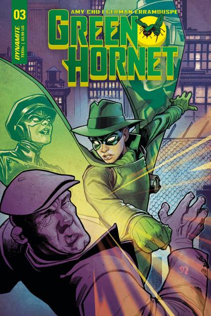 Green Hornet #3 (Roux Cover)