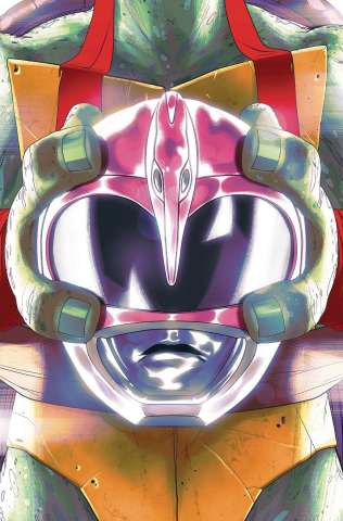 Power Rangers / Teenage Mutant Ninja Turtles #4 (Don Montes Cover)