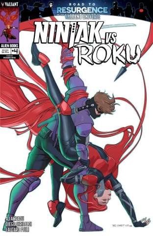 Ninjak vs. Roku #4 (Ortiz Cover)