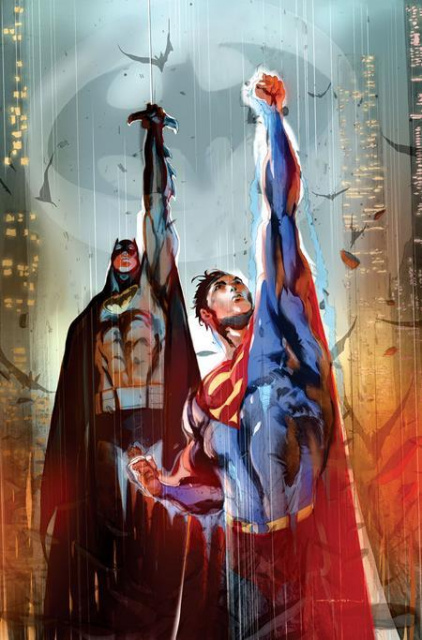 Batman / Superman: World's Finest #27 (1:25 Keron Grant Card Stock Cover)