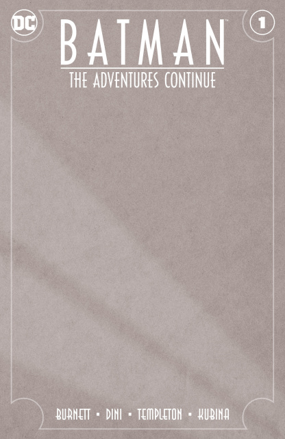 Batman: The Adventures Continue #1 (Blank Cover)