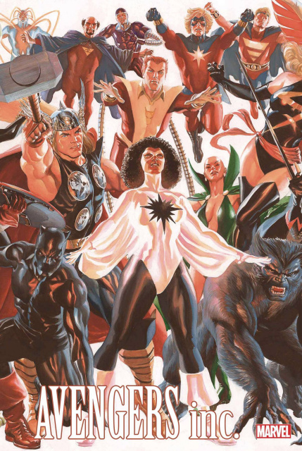 Avengers Inc. #1 (Alex Ross Connect Avengers Part C Cover)