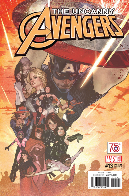 Uncanny Avengers #13 (Captain America 75th Anniversary Cover)