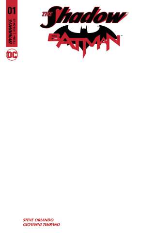 The Shadow / Batman #1 (Blank Authentix Cover)