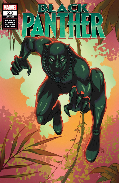 Black Panther #23 (Souza Black Panther Black History Cover)