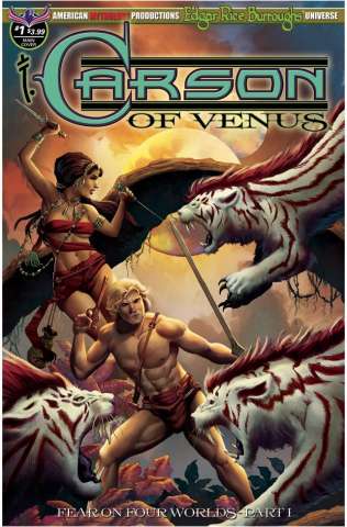 Carson of Venus: Fear on Four Worlds #1 (Pulptastic Cover)