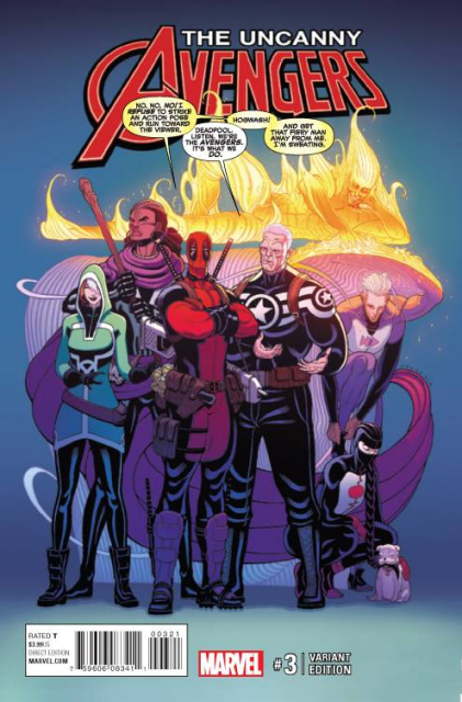 Uncanny Avengers #3 (Moore Cover)