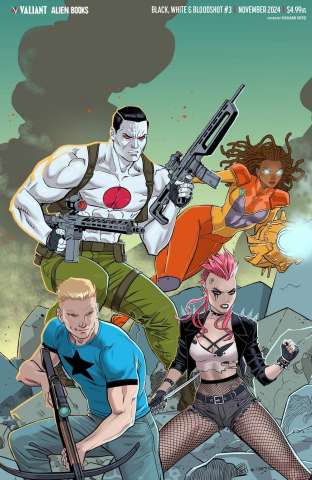 Black, White & Bloodshot #3 (Ortiz Virgin Cover)