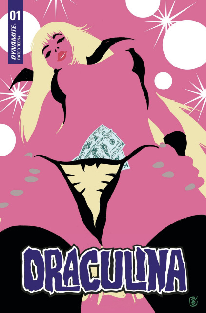 Draculina #1 (7 Copy Broxton Risque Original Art Cover)
