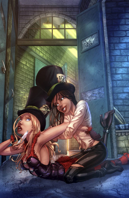 Grimm Fairy Tales: Wonderland - Asylum #4 (Ehnot Cover)