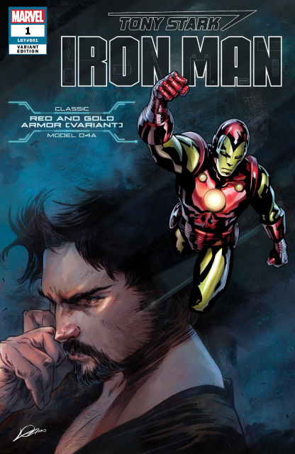 Tony Stark: Iron Man #1 (Nose Armor Cover)
