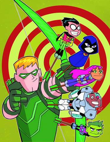 Green Arrow #42 (Teen Titans Go! Cover)
