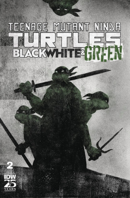 Teenage Mutant Ninja Turtles: Black, White & Green #2 (Love Cover)