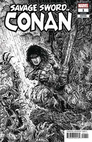 The Savage Sword of Conan #1 (Eastman B&W Cover)