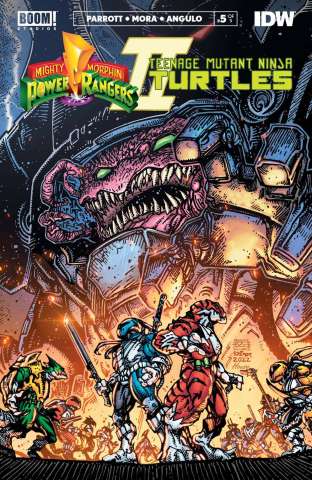 Mighty Morphin Power Rangers / Teenage Mutant Ninja Turtles II #5 (Eastman & Williams II Cover)
