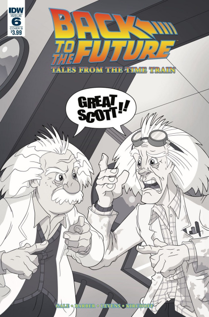 Back to the Future: Tales from the Time Train #6 (Murphy Cover)