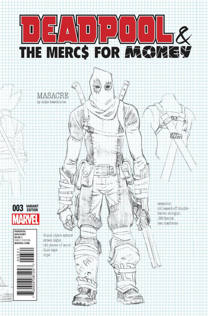 Deadpool and the Mercs For Money #3 (Hawthorne Cover)