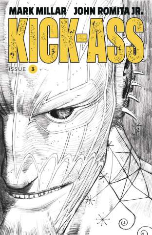 Kick-Ass #3 (B&W Romita Jr. Cover)