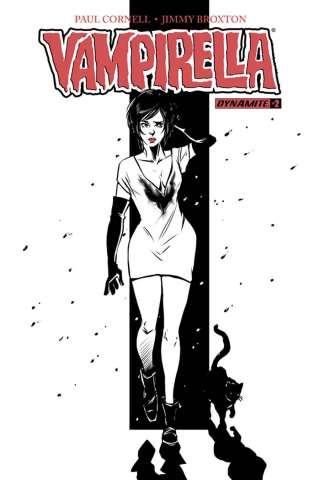 Vampirella #2 (5 Copy Vicieli B&W Cover)