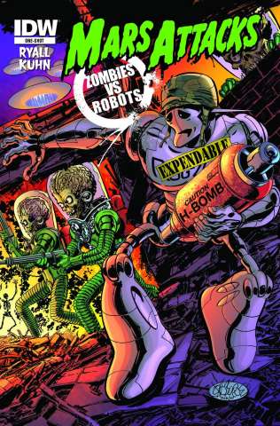 Mars Attacks Zombies vs. Robots (Variant Cover)