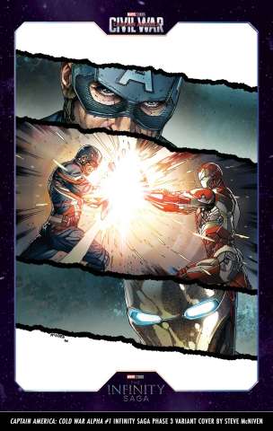 Captain America: Cold War Alpha #1 (Infinity Saga Phase 3 Cover)