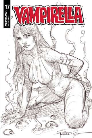 Vampirella #17 (10 Copy Parrillo B&W Cover)