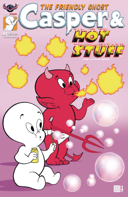 Casper & Hot Stuff #1 (Wolfer Bubbles Cover)