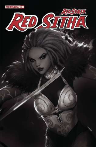 Red Sonja: Red Sitha #3 (15 Copy Leirix B&W Cover)