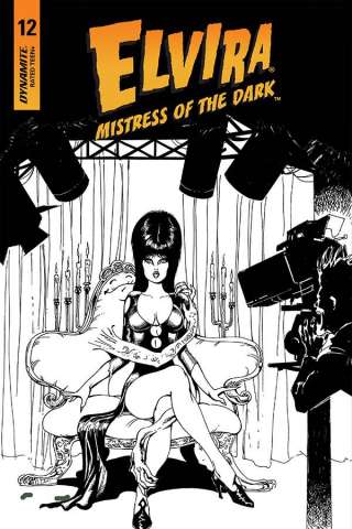 Elvira: Mistress of the Dark #12 (11 Copy Castro B&W Cover)