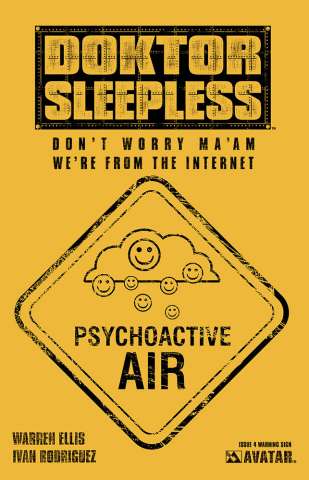 Doktor Sleepless #4 (Warning Sign Cover)