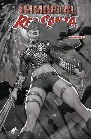 Immortal Red Sonja #3 (Nakayama B&W Cover)