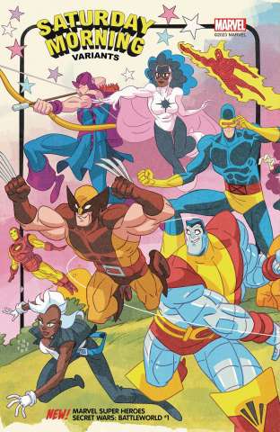 Marvel Super Heroes: Secret Wars - Battleworld #1 (Galloway Saturday Morning Cover)